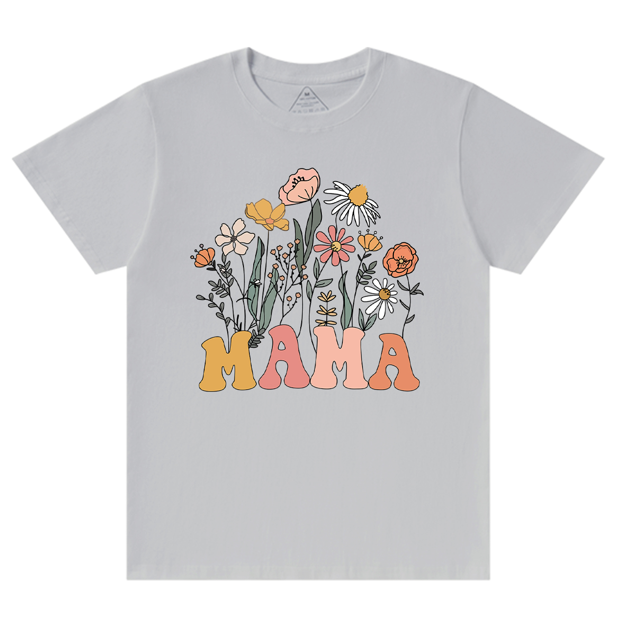 Retro Wildflowers New Mom Gift Shirt