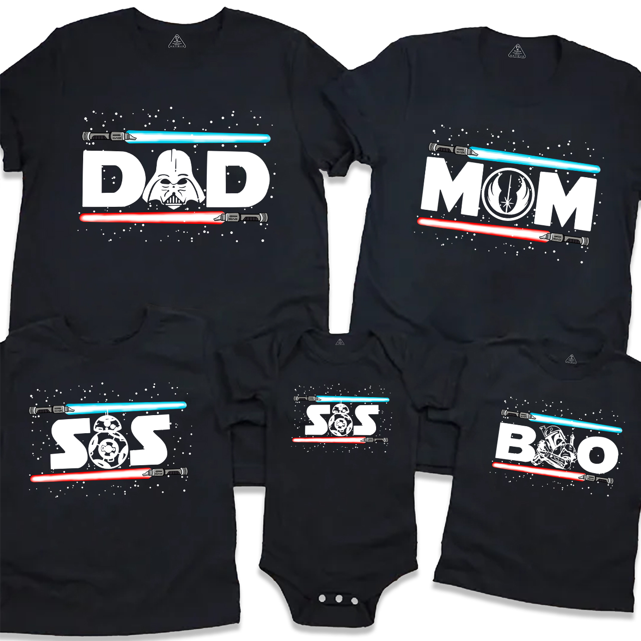 Personalized Galaxy Family Matching Tees Beepumpkin