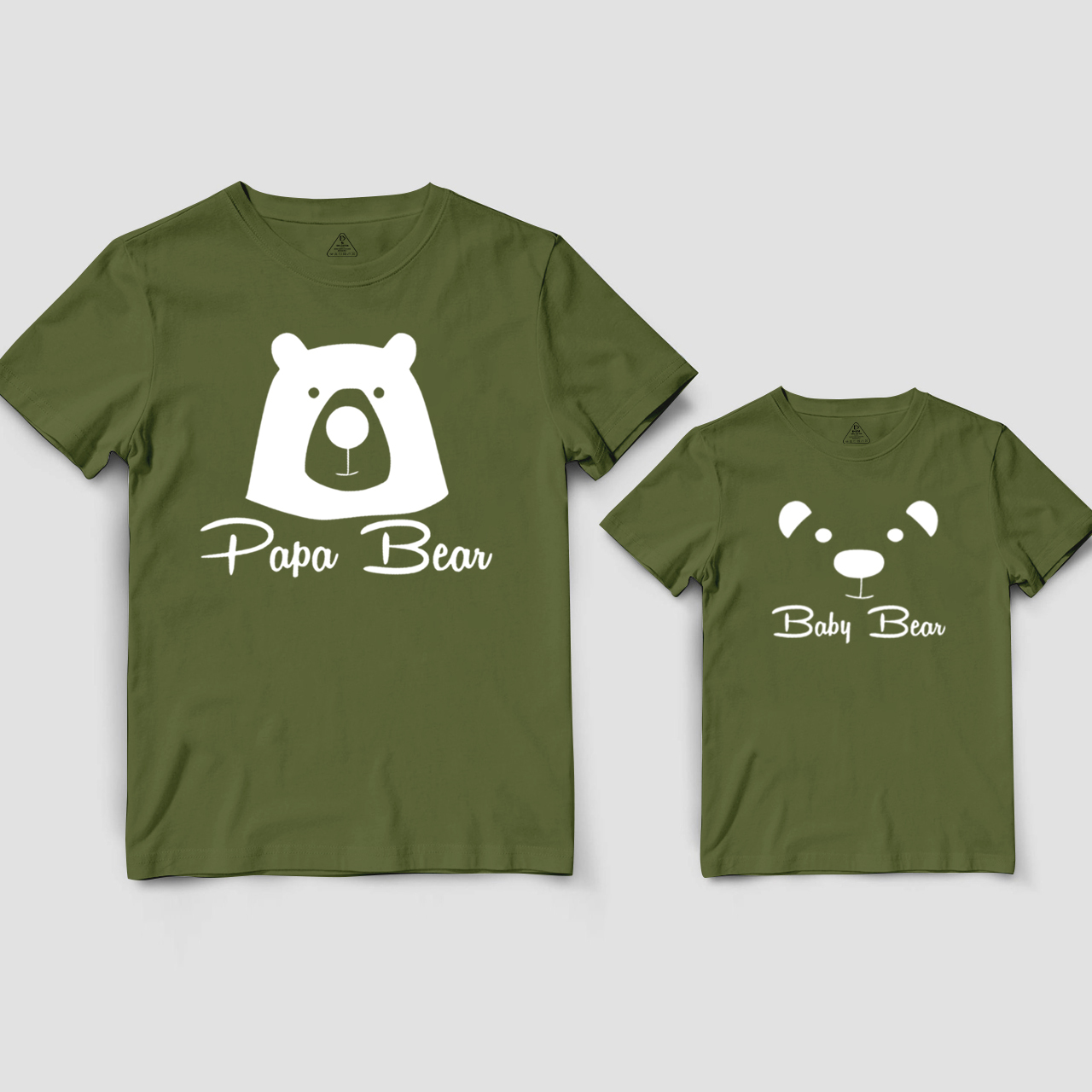 Papa Bear Baby Bear Dad&Me Matching Shirts
