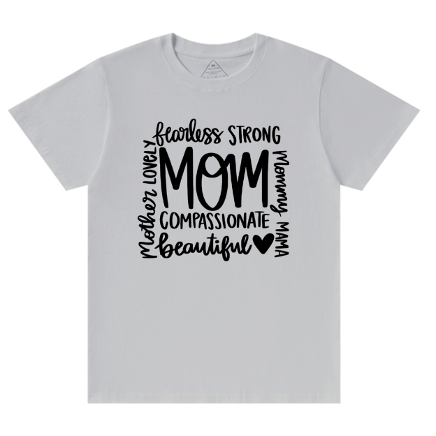 Hand Lettered Mom Quotes Shirt