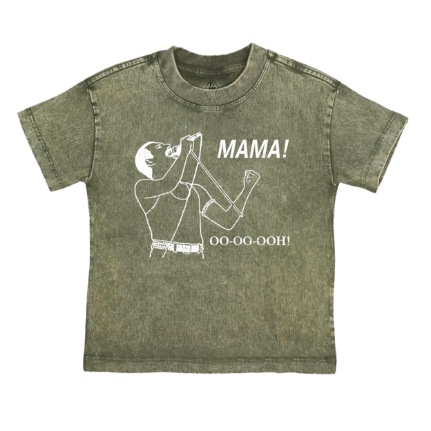 Mama Oo - Oo - Ooh Toddler&Kids Washed Tees