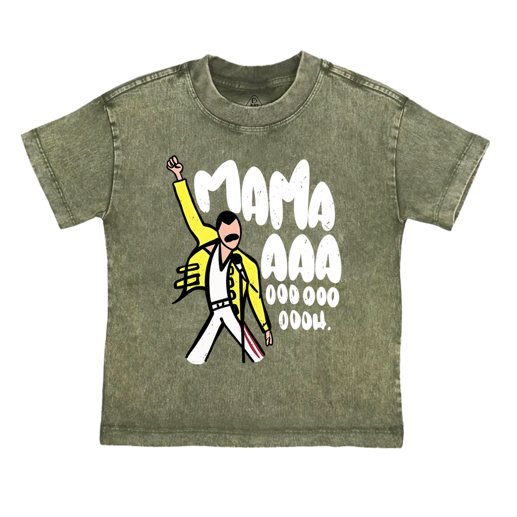 Mama Aaa Oooh Toddler&Kids Washed Tees          