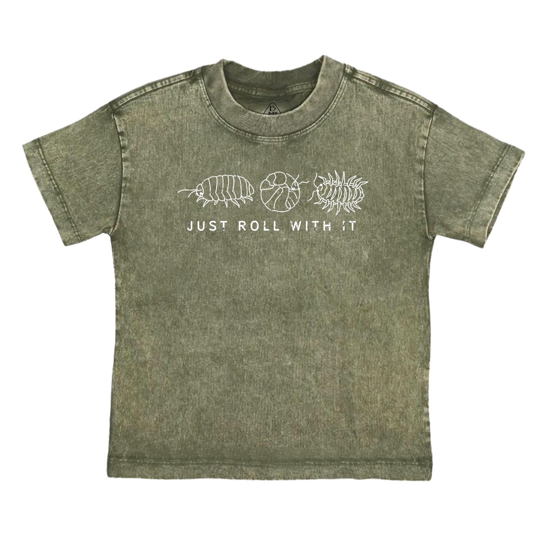Just Roll With It Toddler&Kids Washed Tees