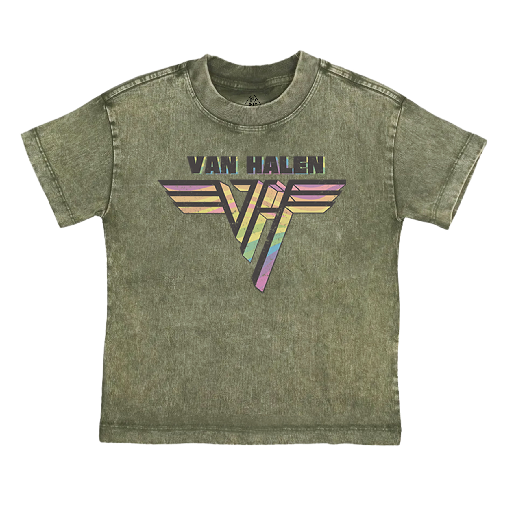 Baby Band Rainbow Toddler&Kids Washed Tees         