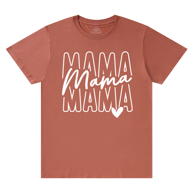 Retro Stacked Mama Shirt
