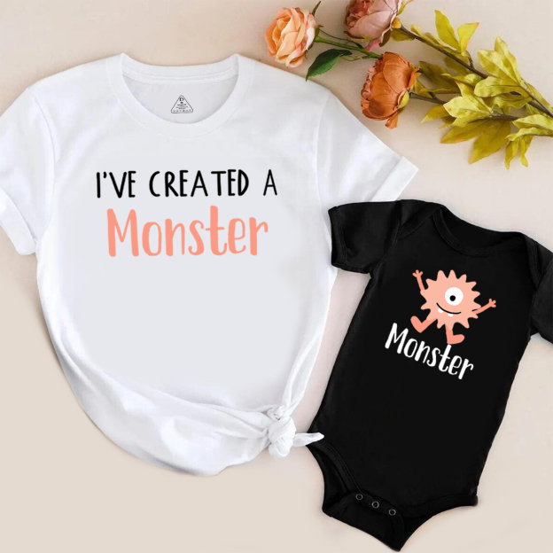 I've Created A Monster Mom&Me Matching Tees
