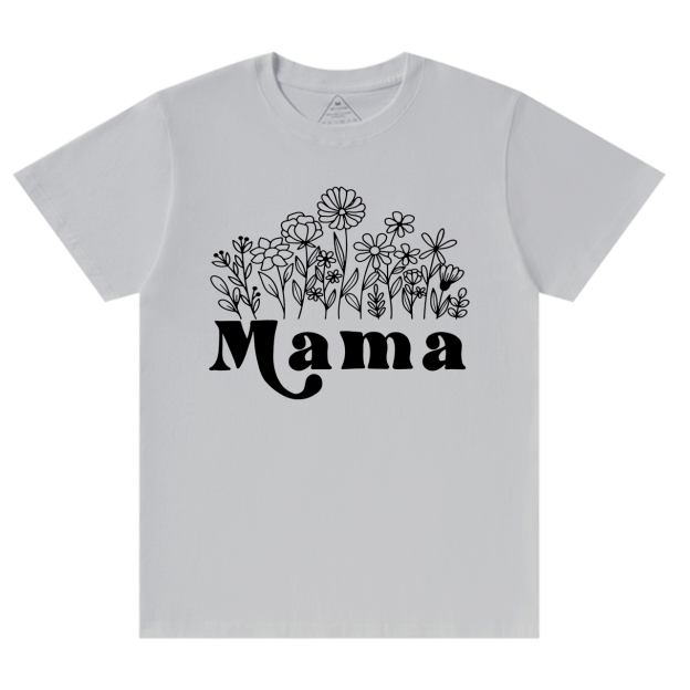 Mama Wildflowers Retro Gift Shirts