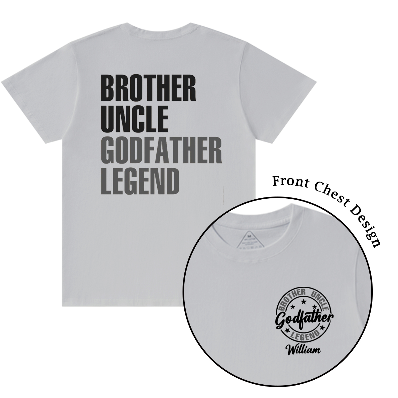 Personalized Godfather Name T-shirt