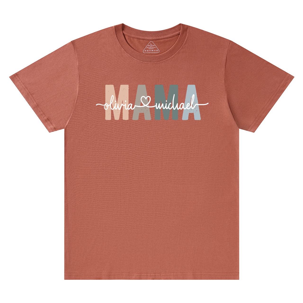 Personalized Mama With Children Names T-Shirts