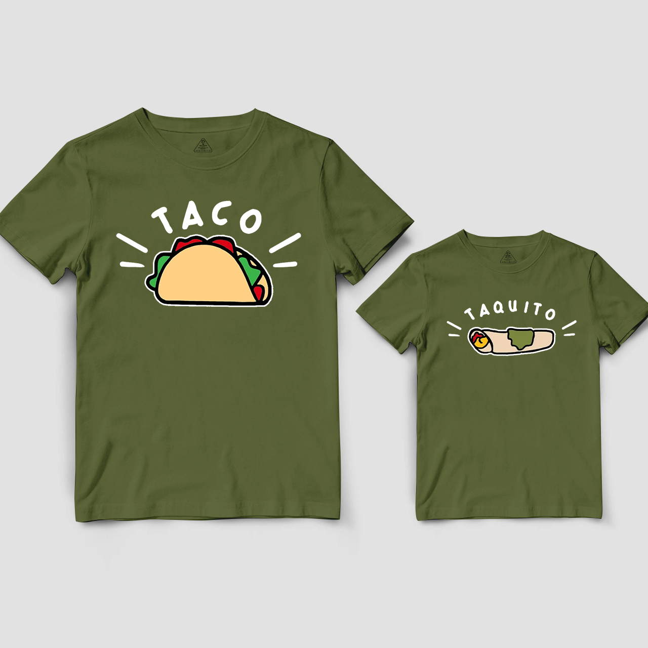 Taco + Taquito Dad&Me Matching Shirts