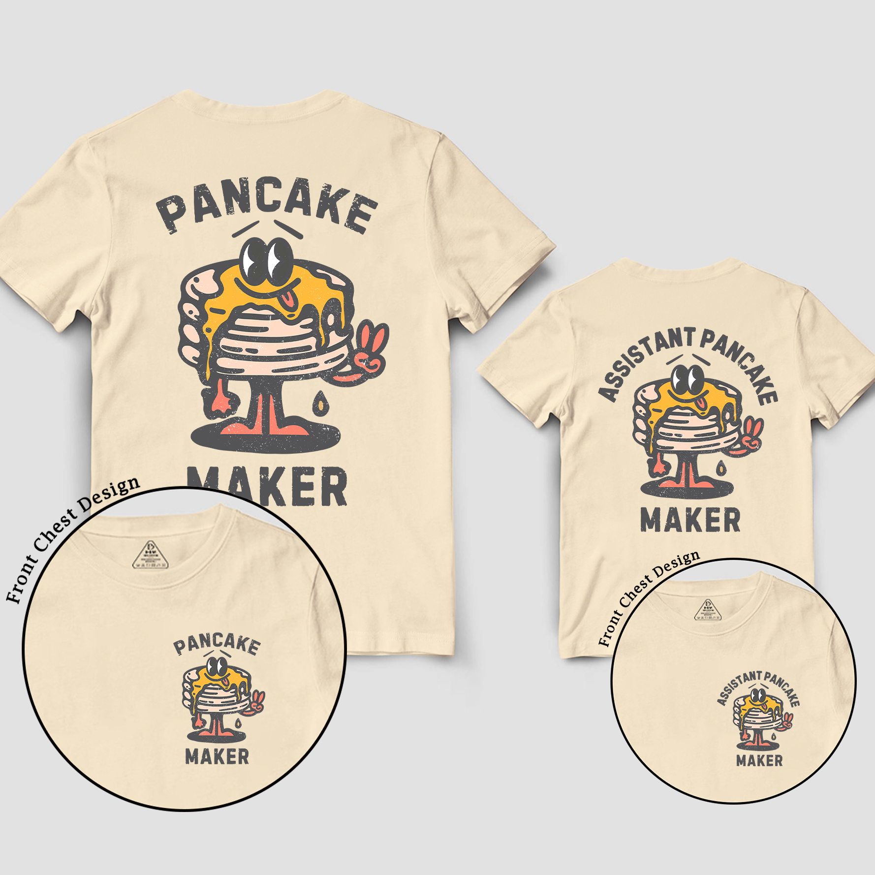Pancake Brunch Dad&Me Matching Shirts
