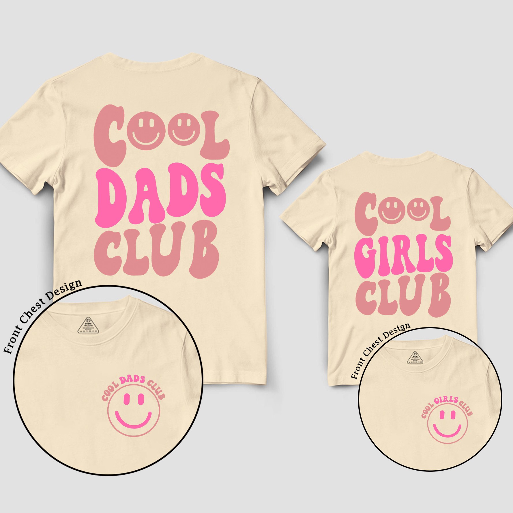 Cool Girls Club Dad&Me Matching Shirts