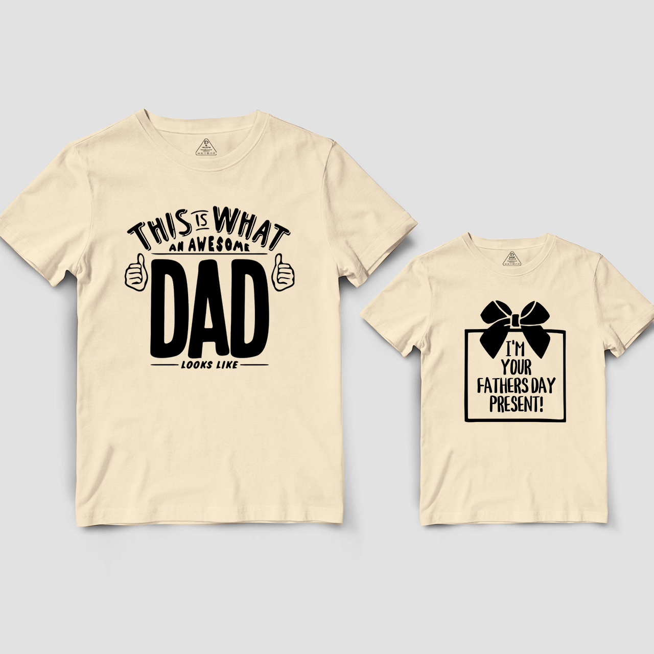 Father's Day Present Of Awesome Dad&Me Matching T-Shirts