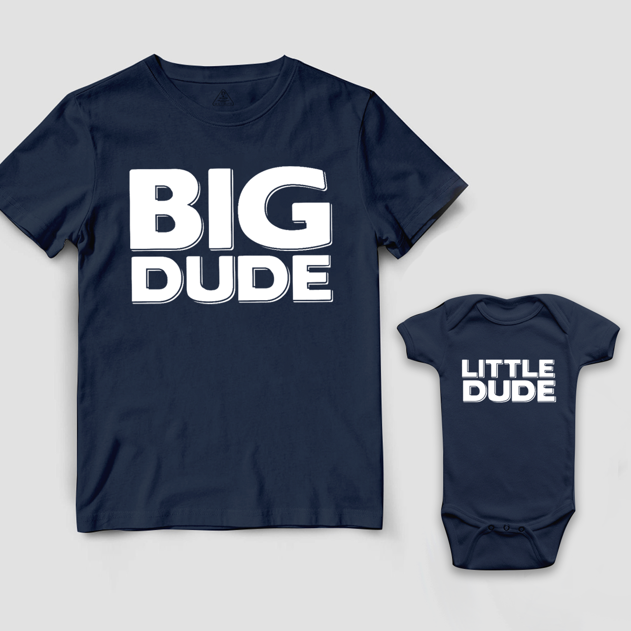 Big Dude Little Dude Dad&Me Matching T-Shirts
