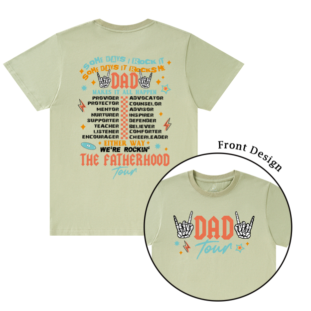 Fatherhood Tour Dad T-shirt
