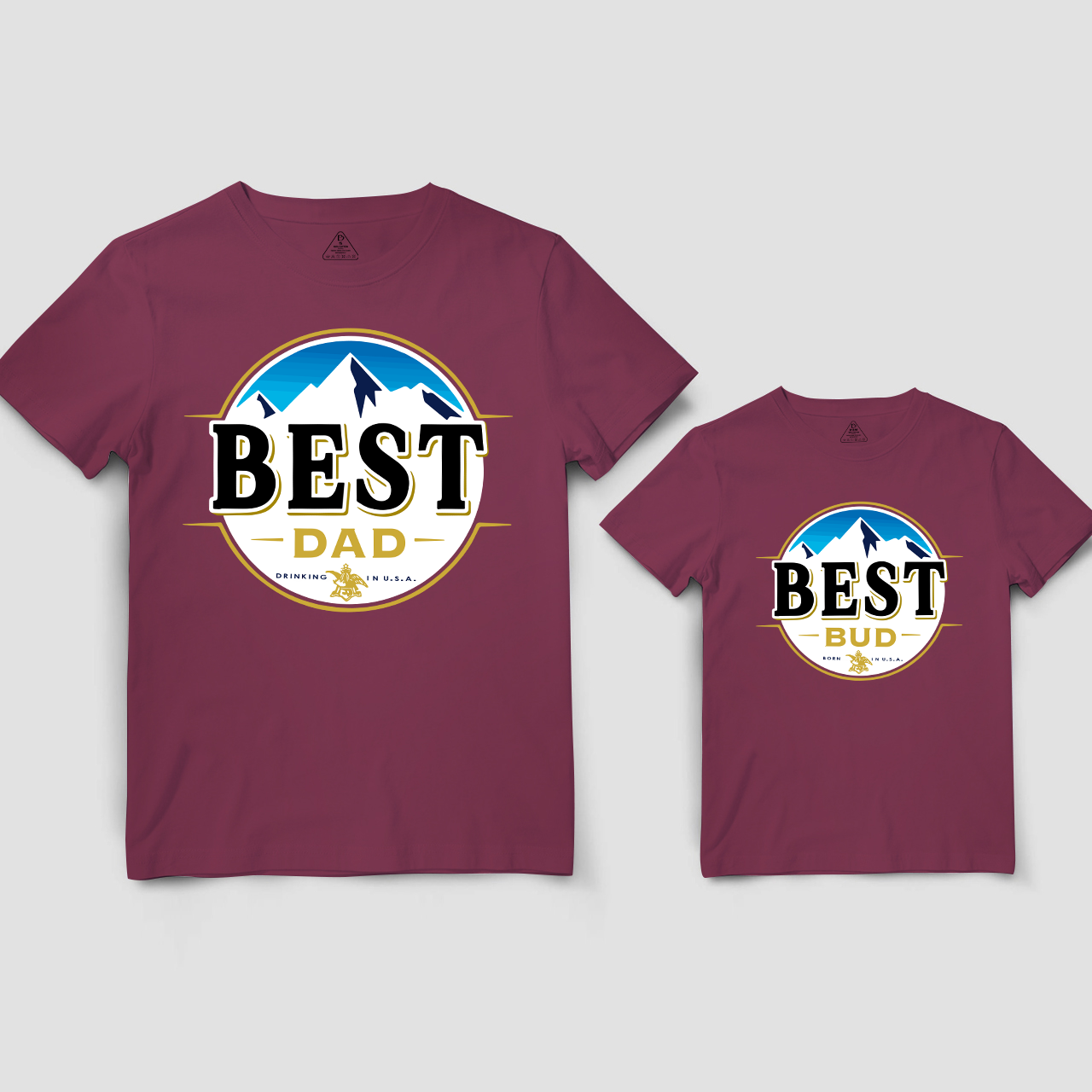 Best Drinking Born In USA Matching Dad and me Shirt