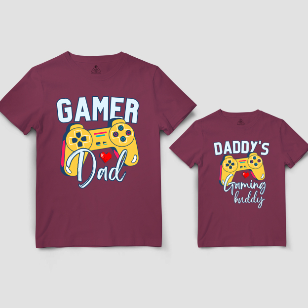 Daddy's Gaming Buddy Matching Shirts