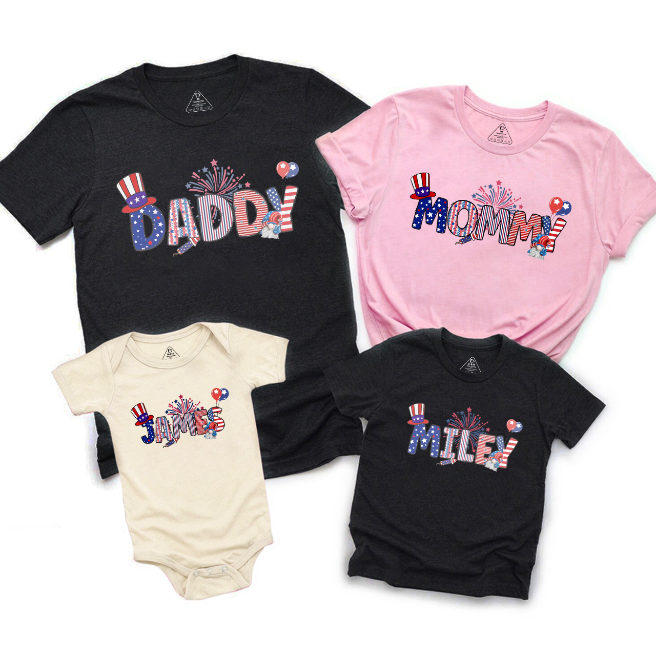 Personalized 4th Of July Family Matching Shirts