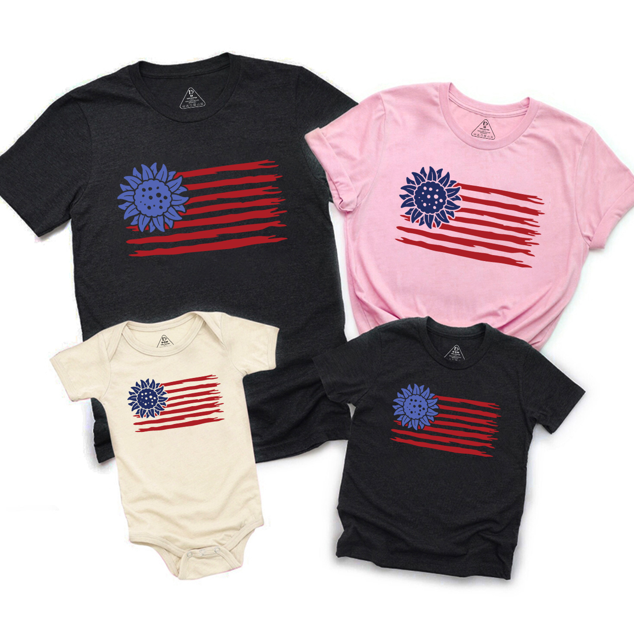 Fourth Of July Apparel Independence Day Family Matching Shirts