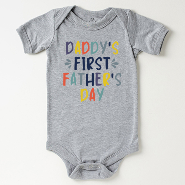 Daddy's First Father's Day Bodysuit Beepumpkin