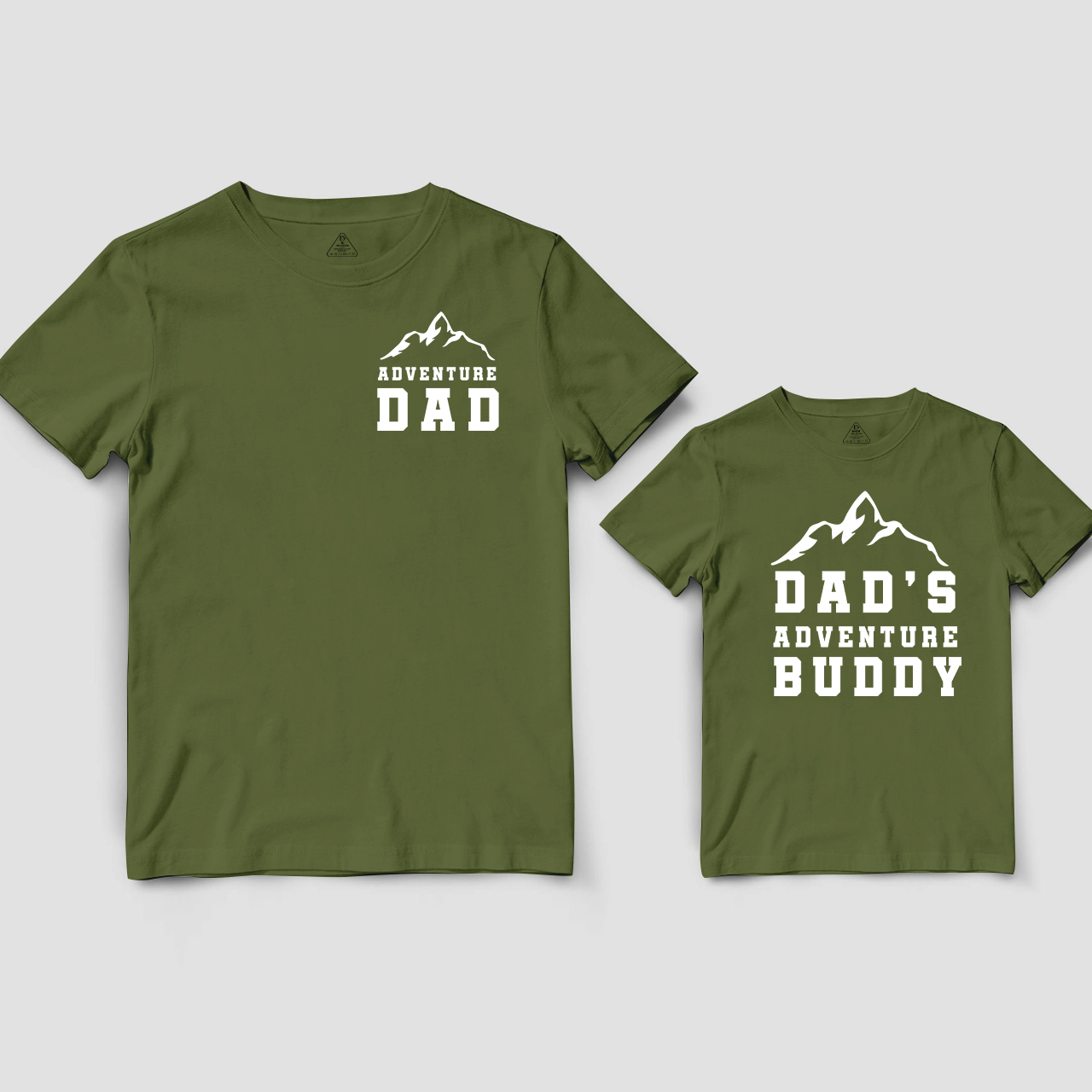 Adventure Dad & Dad's Adventure Buddy Gift Matching Tees