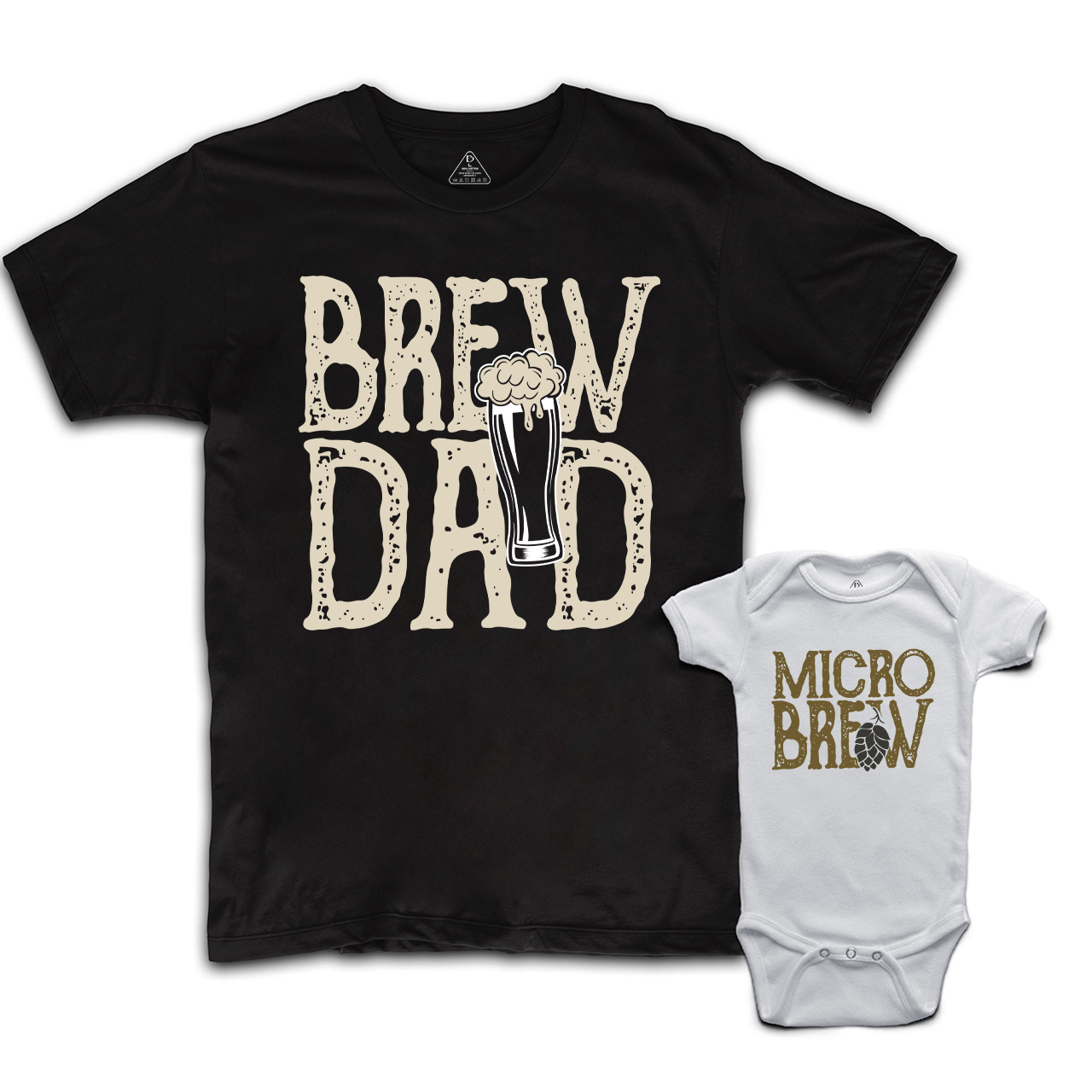 Brew Dad Micro Brew Matching Gift T-Shirts