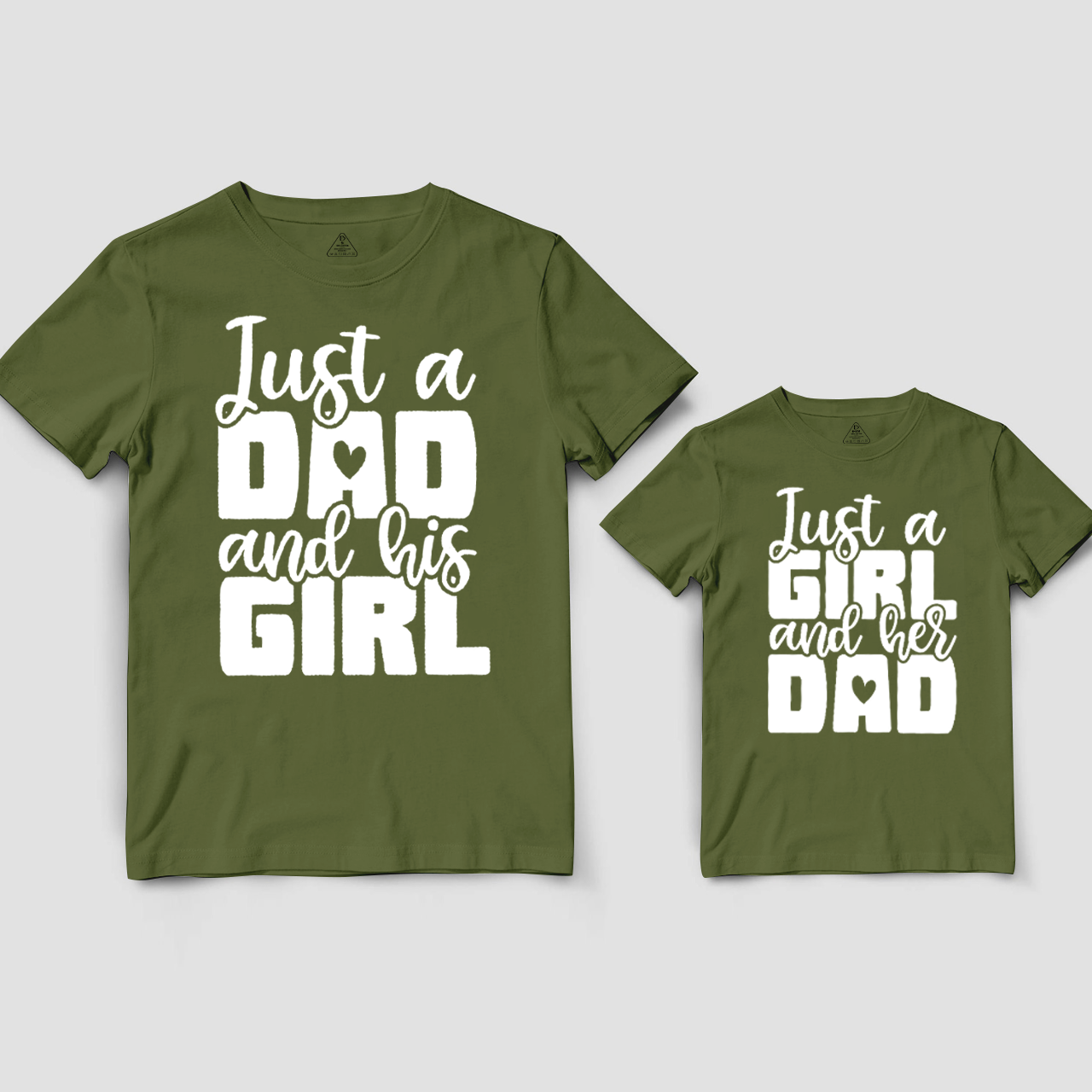 Just A Dad And His Girl Dad&Me Matching Shirts