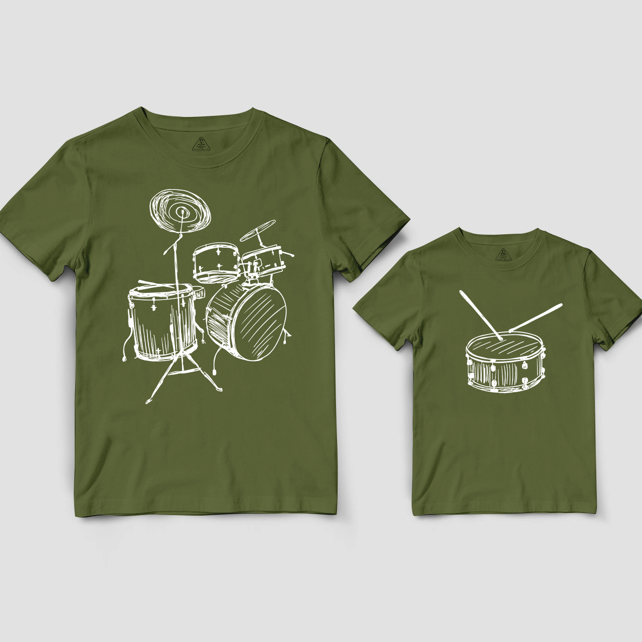 Drums & Drum Matching Dad and me Shirt