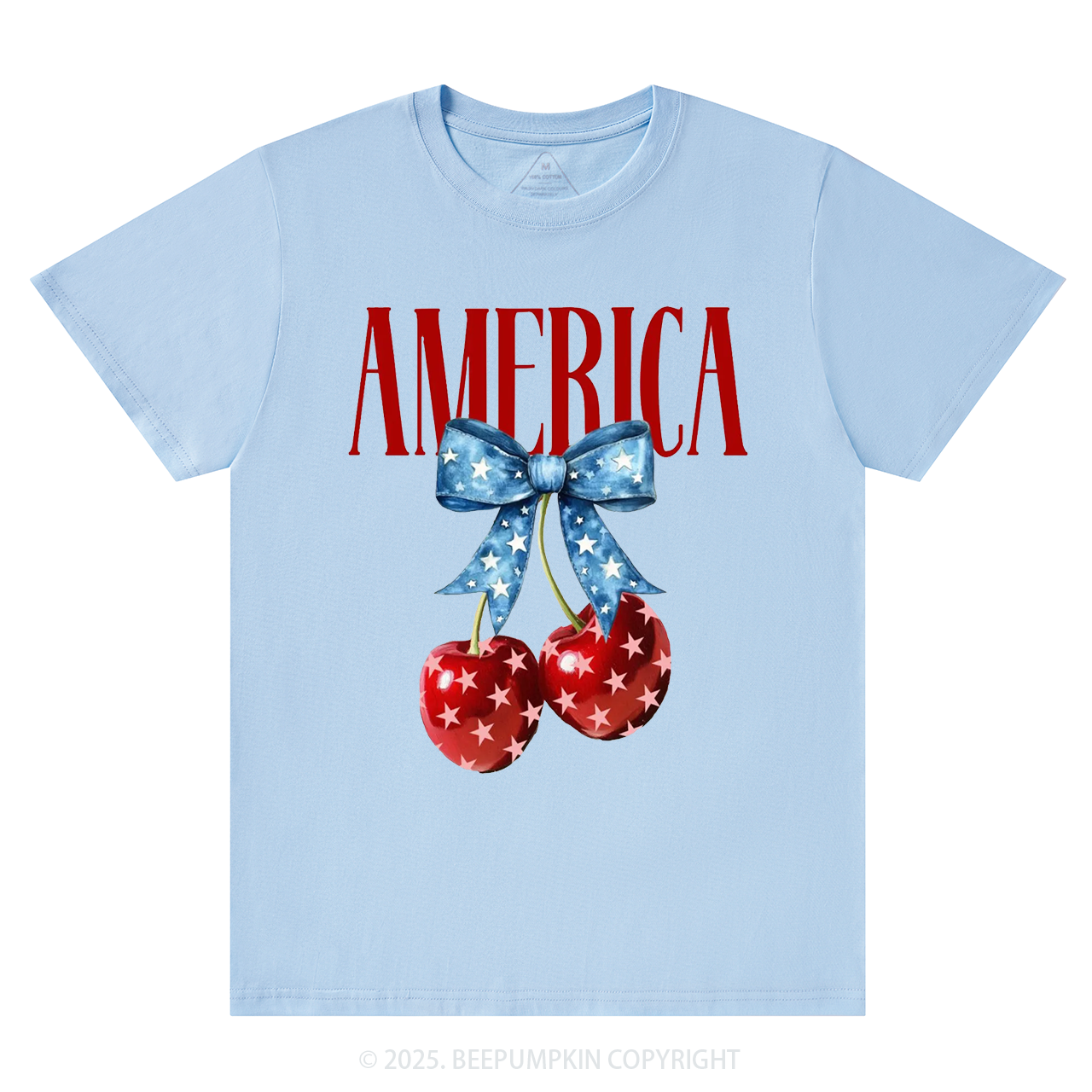 American Flag Cherry Mama T-Shirts