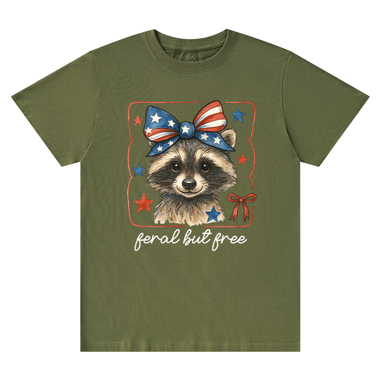 Feral But Free Raccoon Mama T-Shirts