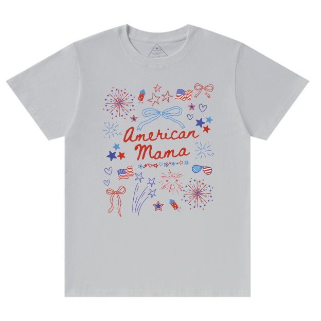 Comfort Colors 4th Of July Mama T-Shirts