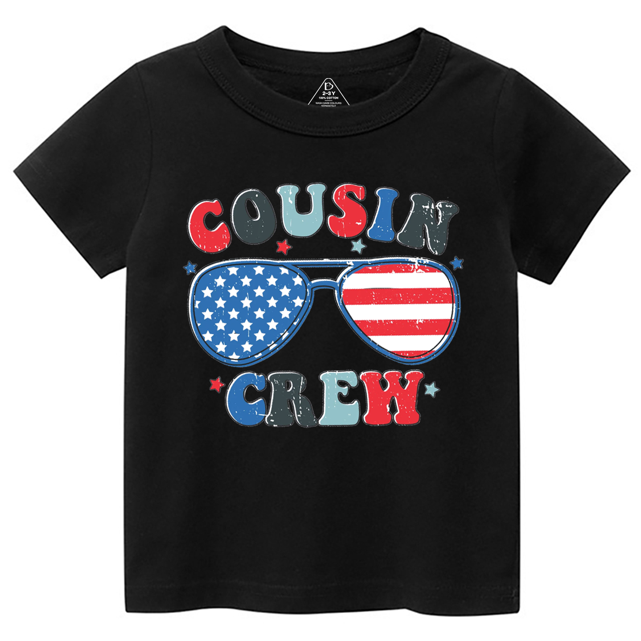 Cousin Crew 4th Of July Toddler&Kid's Tees Beepumpkin 