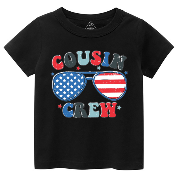 Cousin Crew 4th Of July Toddler&Kid's Tees Beepumpkin 