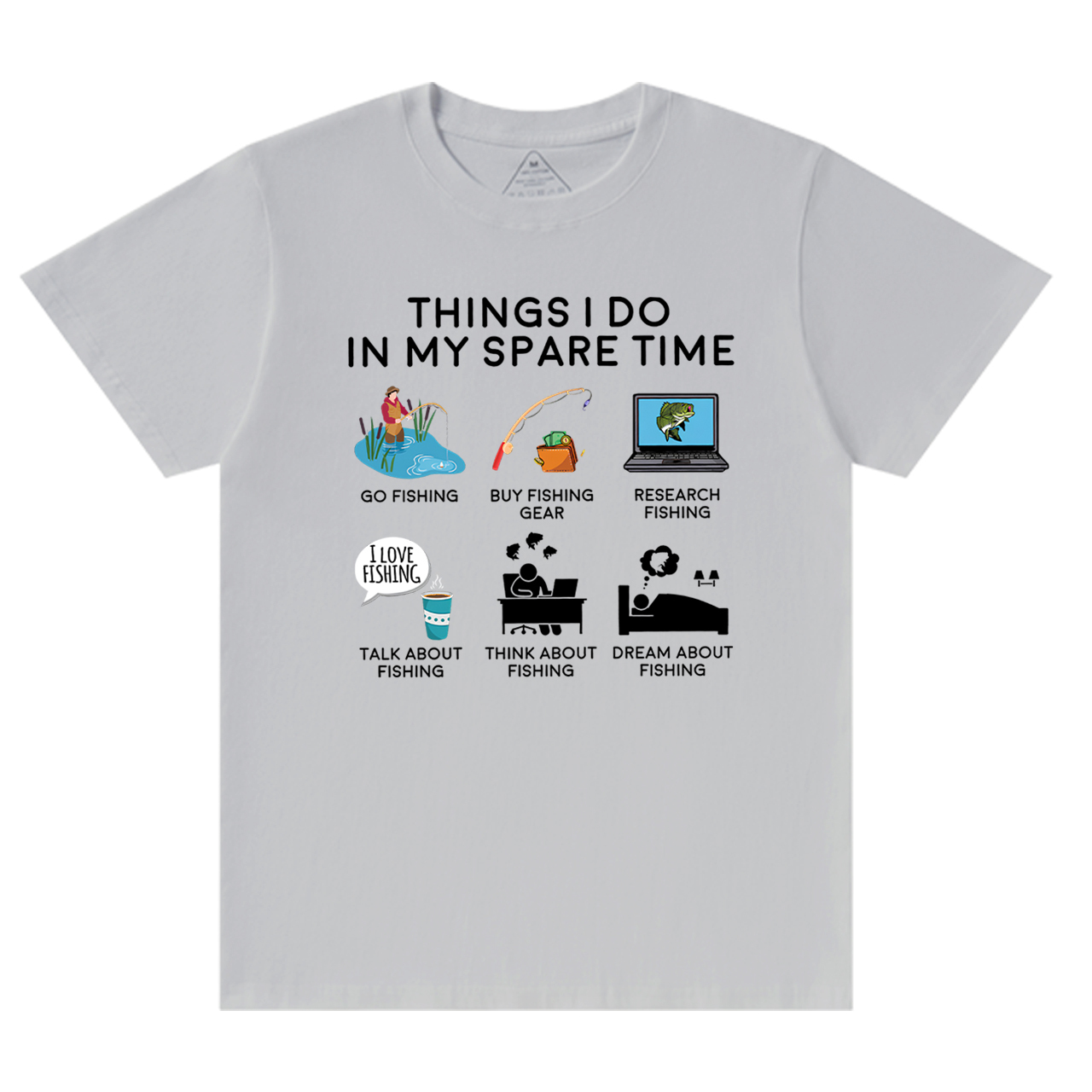 Fishing Things I Do In My Spare Time Dad T-Shirt