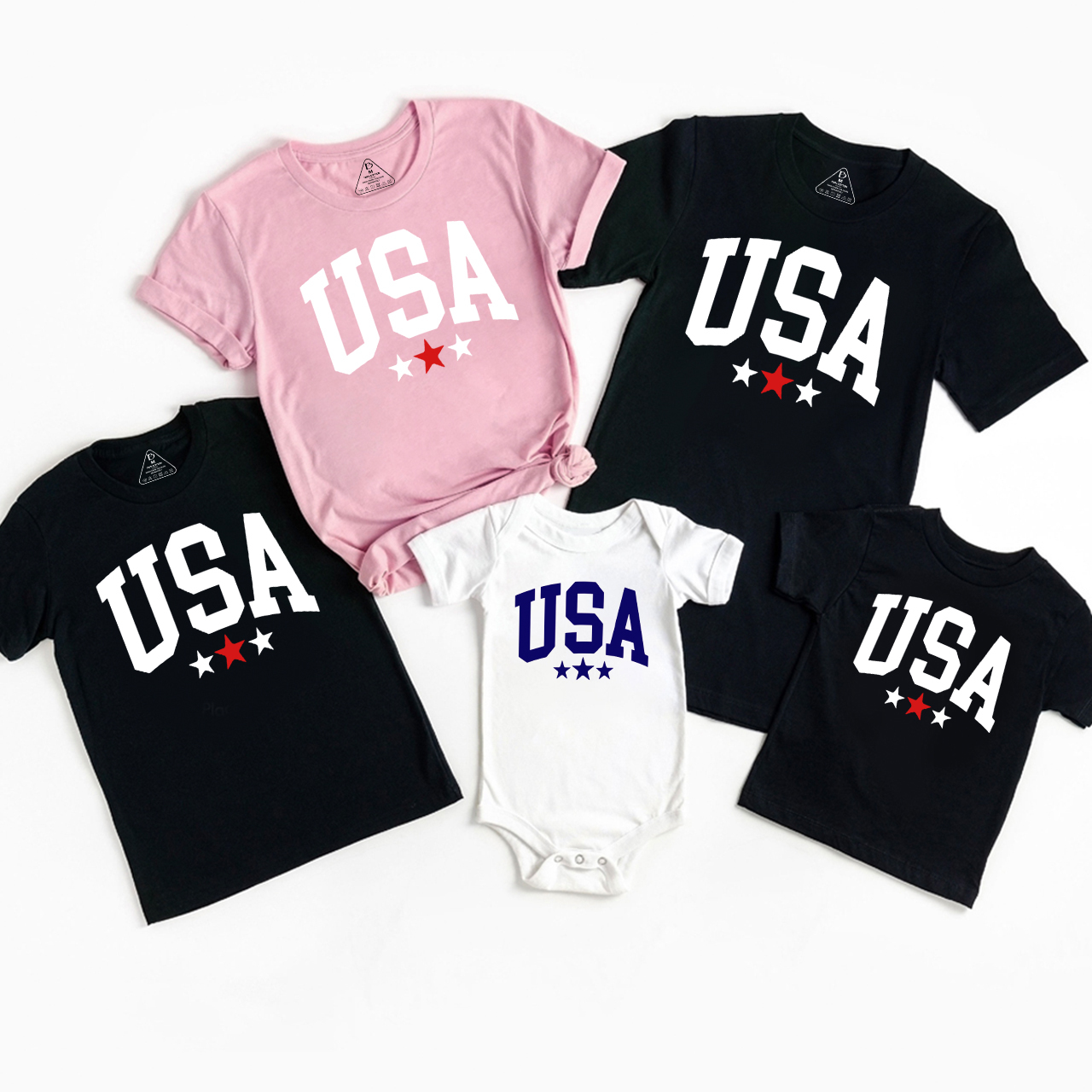 Fourth of July Family Matching Shirts