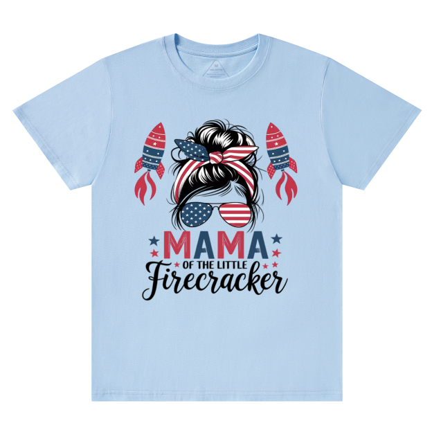 Little Firecracker 4th Of July Mama T-Shirts