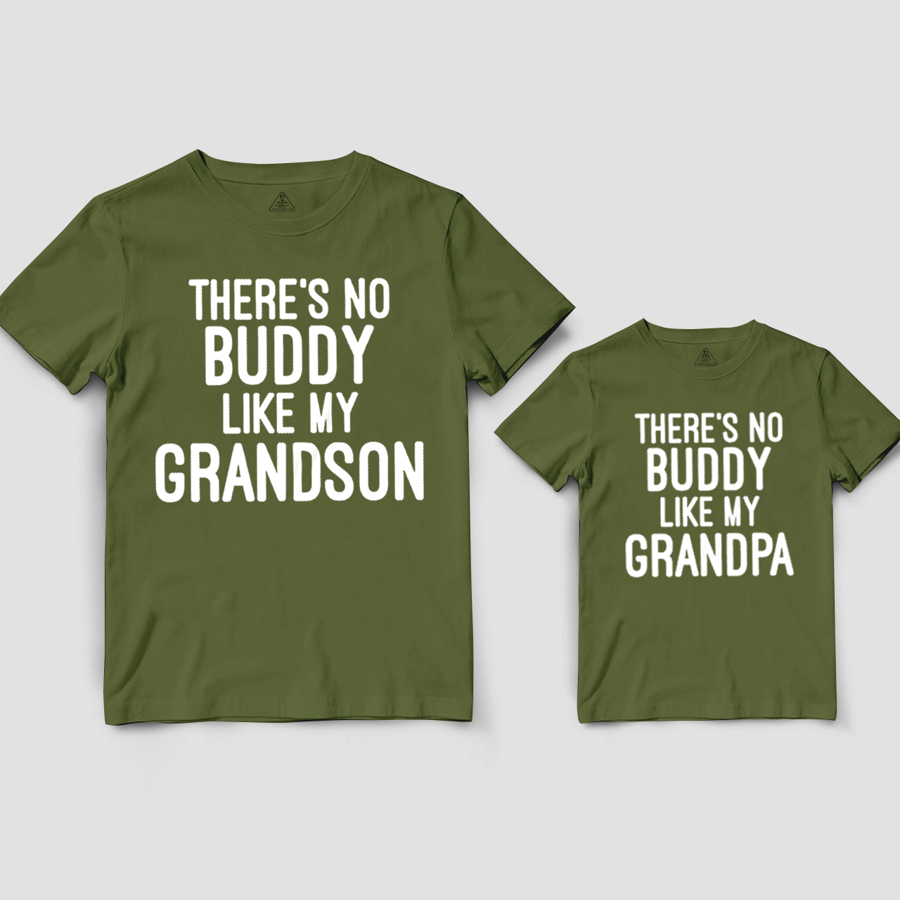 There's No Buddy Like My Grandpa Grandpa&Grandson Matching Shirts