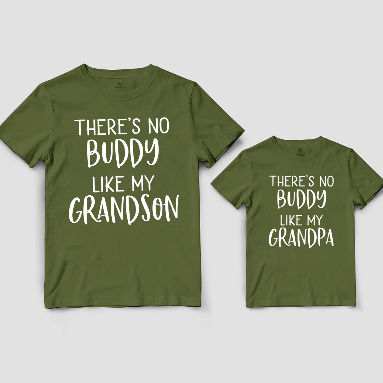 There's No Buddy Like My Grandson Grandpa&Grandson Matching Shirts