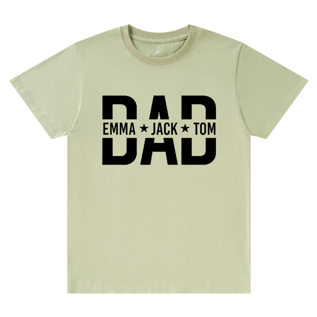 Personalized Kid’s Name Dad T-shirt