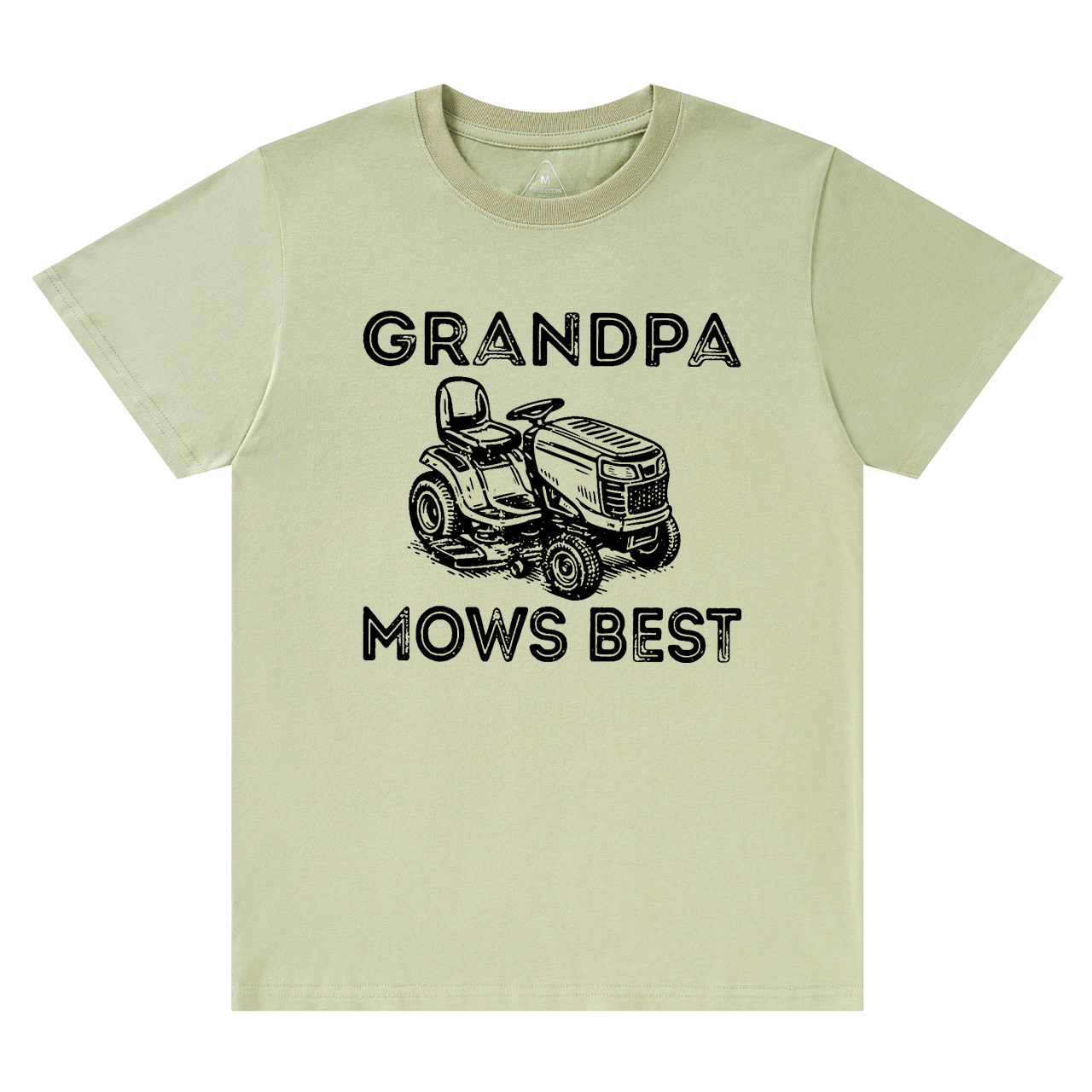 Personalized Grandpa Mows Best T-shirt
