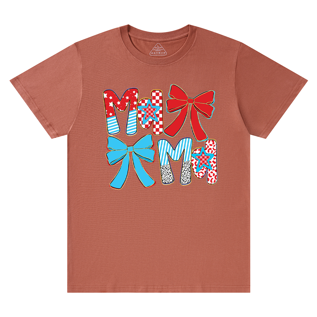 Preppy Patriotic Mama Coquette T-Shirts