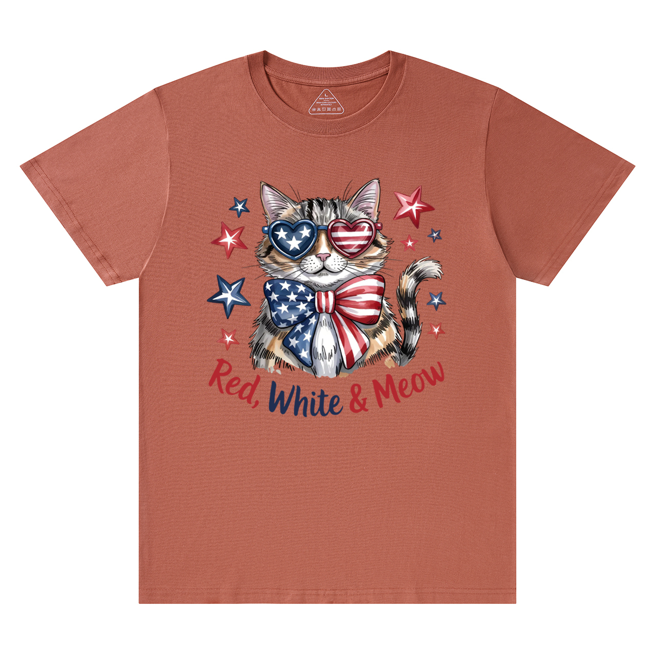Patriotic Cat Mama T-Shirts