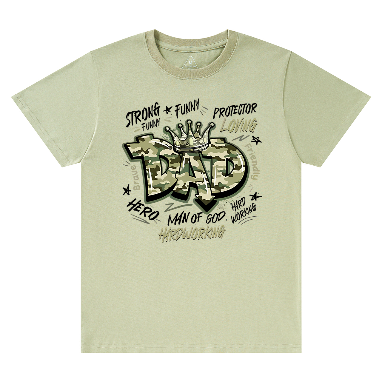 Camouflage Dad T-shirt