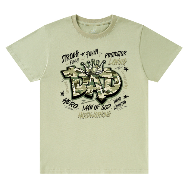 Camouflage Dad T-shirt