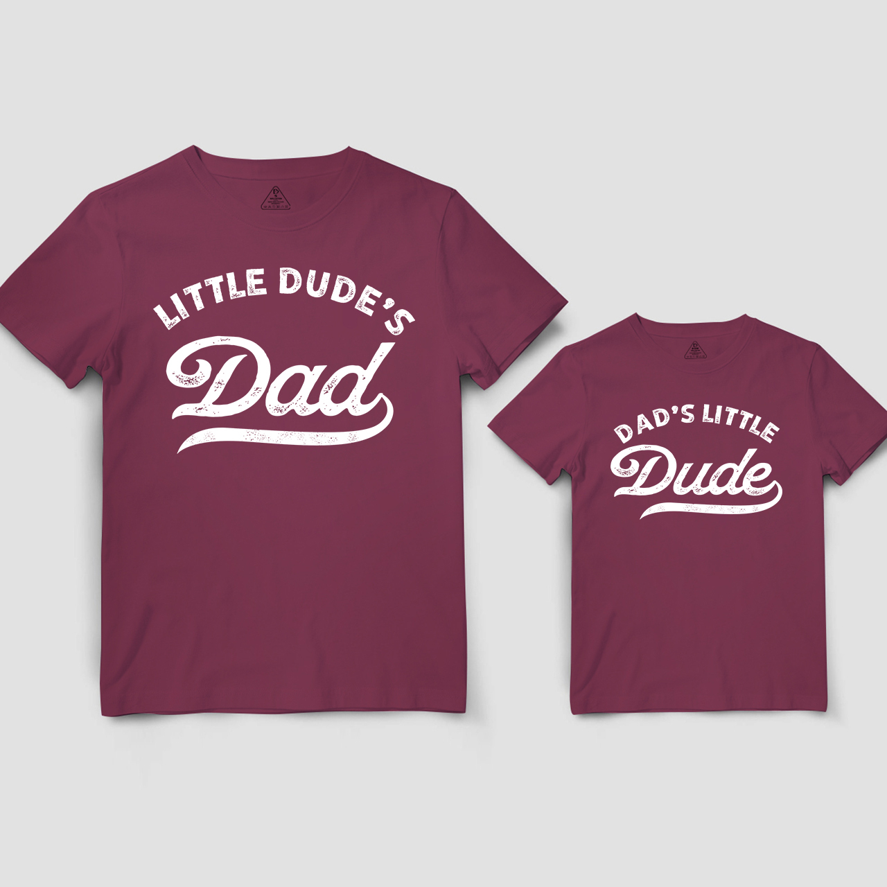 Little Dude's Dad&Dad's Little Dude Matching Tees For Dad&Me
