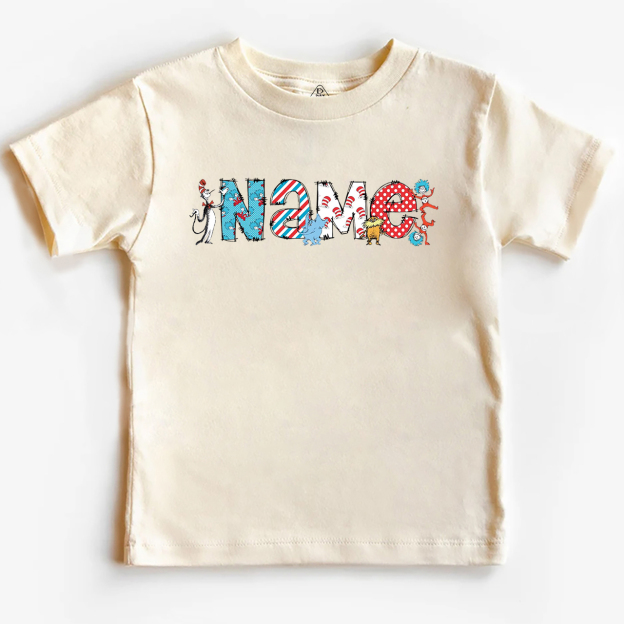 Personalized Name Reading Day Toddler&Kids Tees
