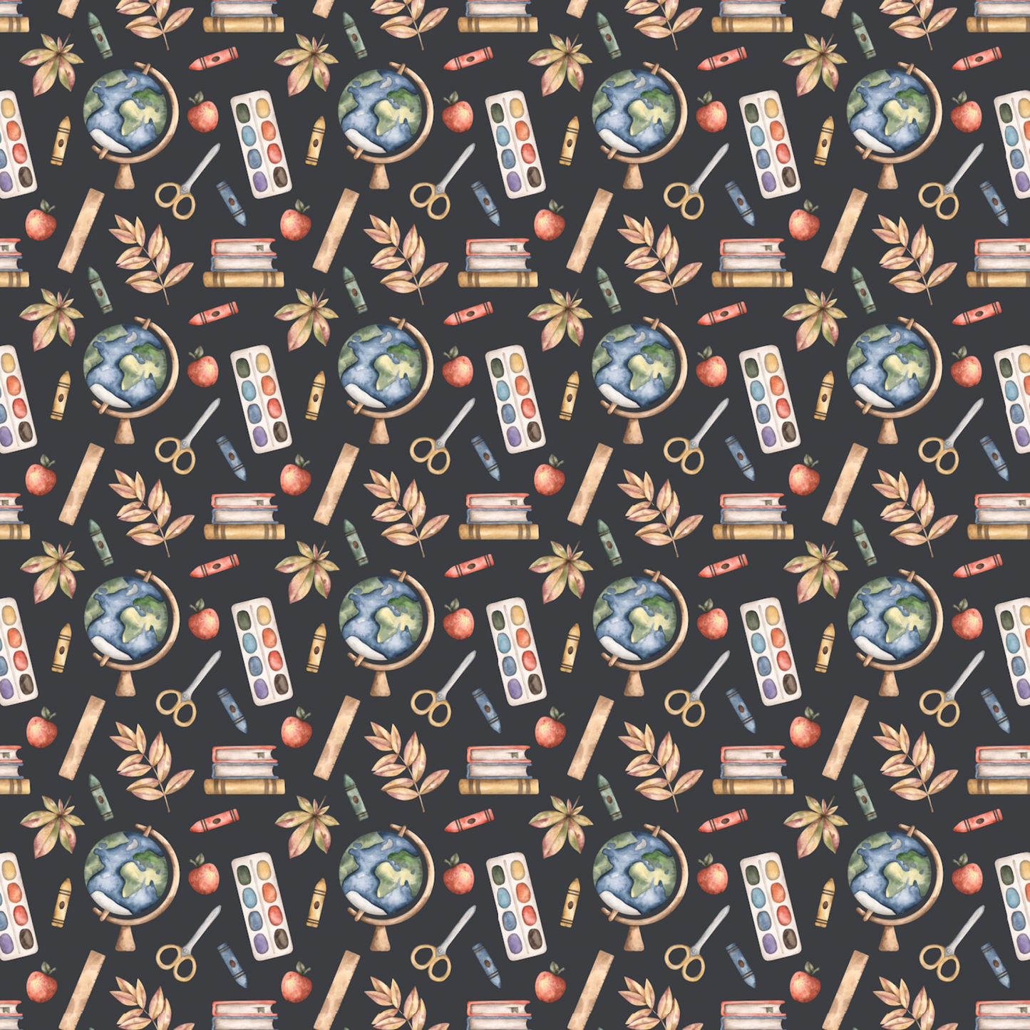 Stationery Back To School All Over Print Kids Tees