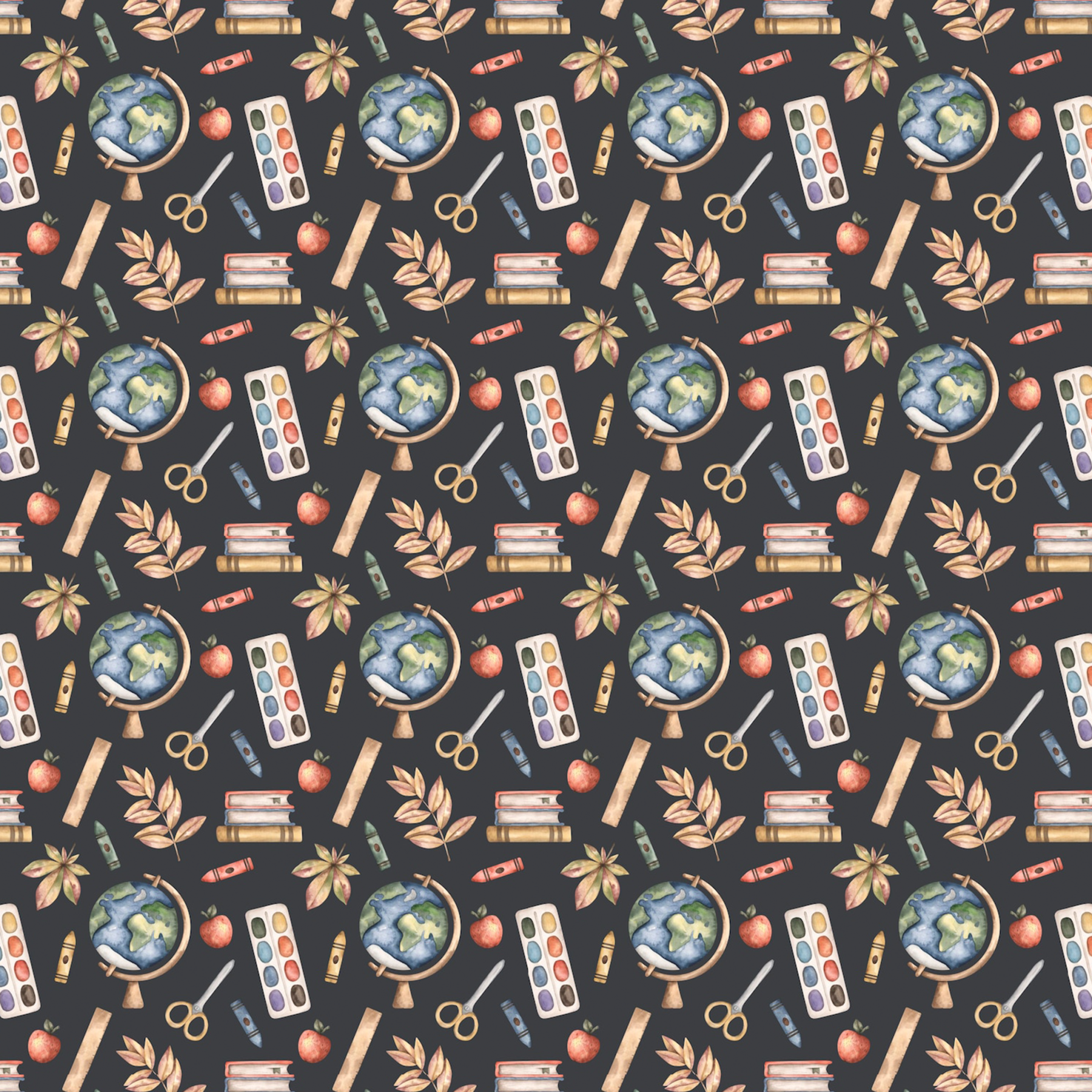 Stationery Back To School All Over Print Kids Tees