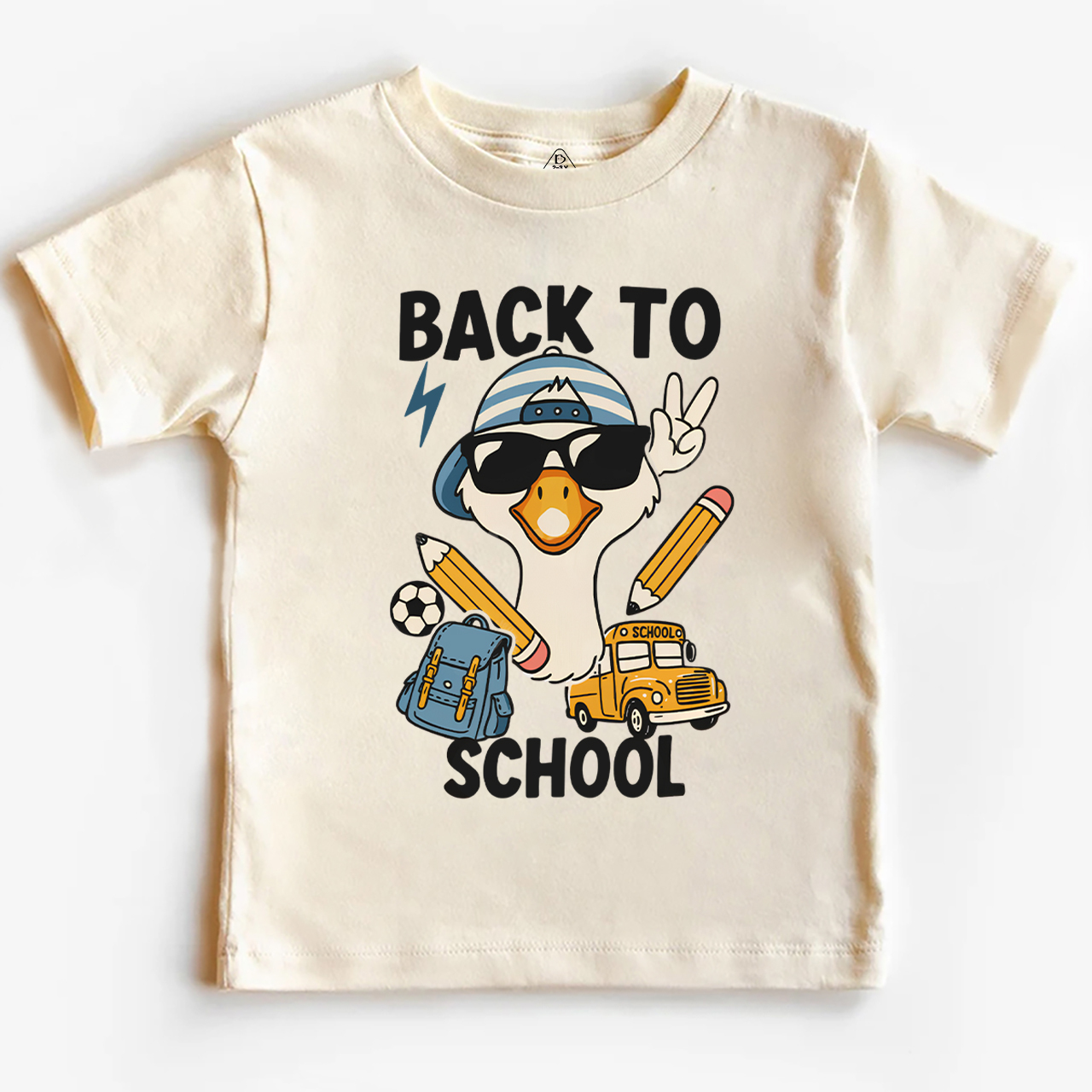 Back To School Goose Toddler&Kid's Tees Beepumpkin