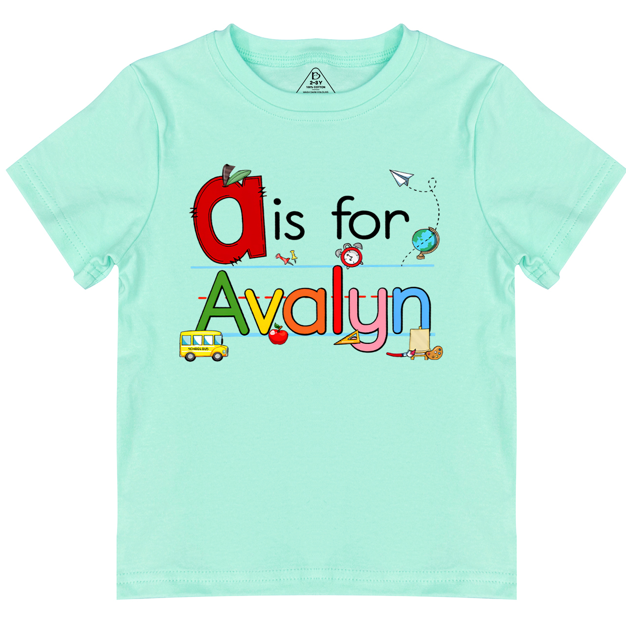 Personalized Color Name Toddler&Kid's Tees Beepumpkin